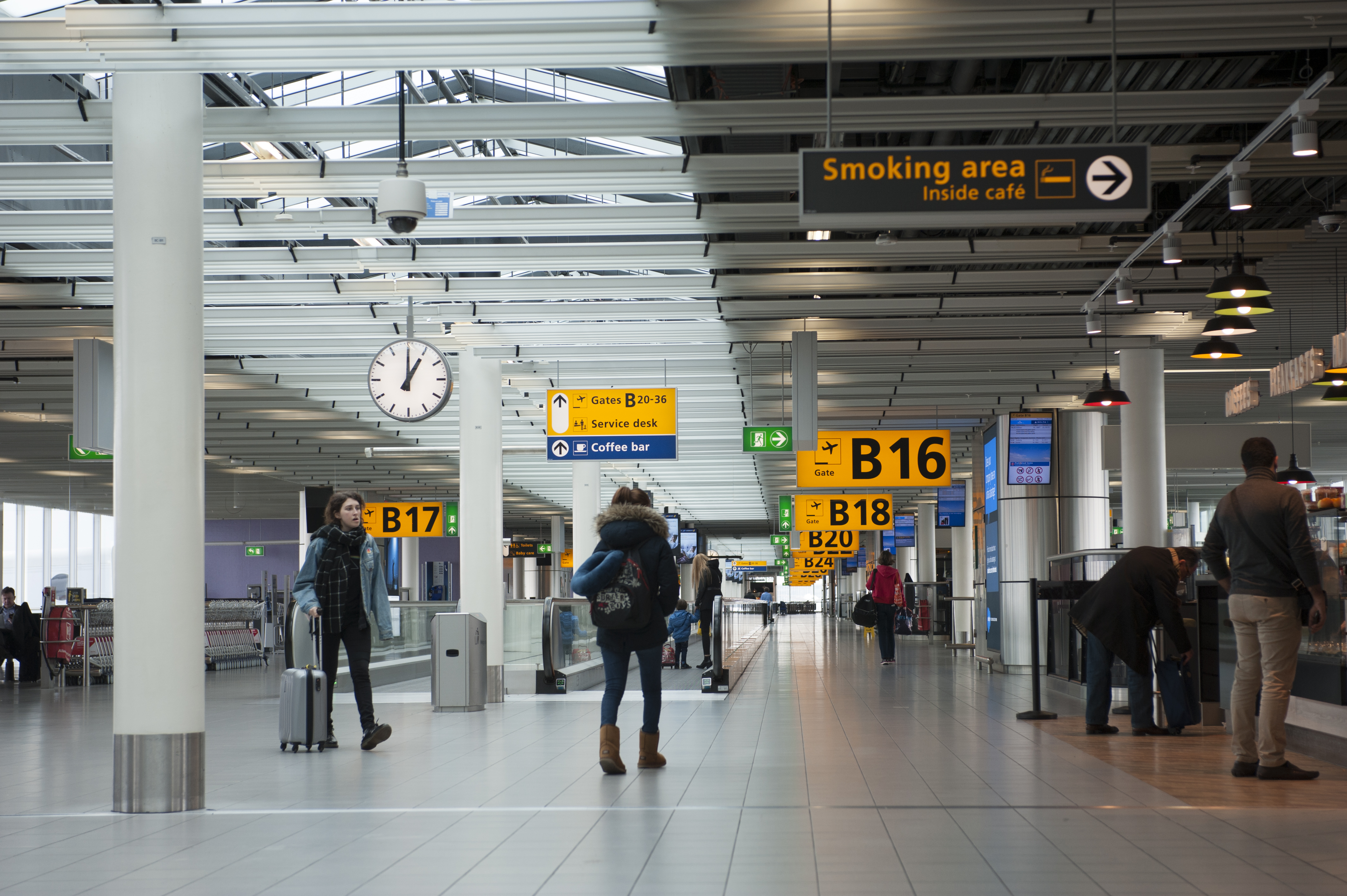 Wayfinding Amsterdam Airport Schiphol