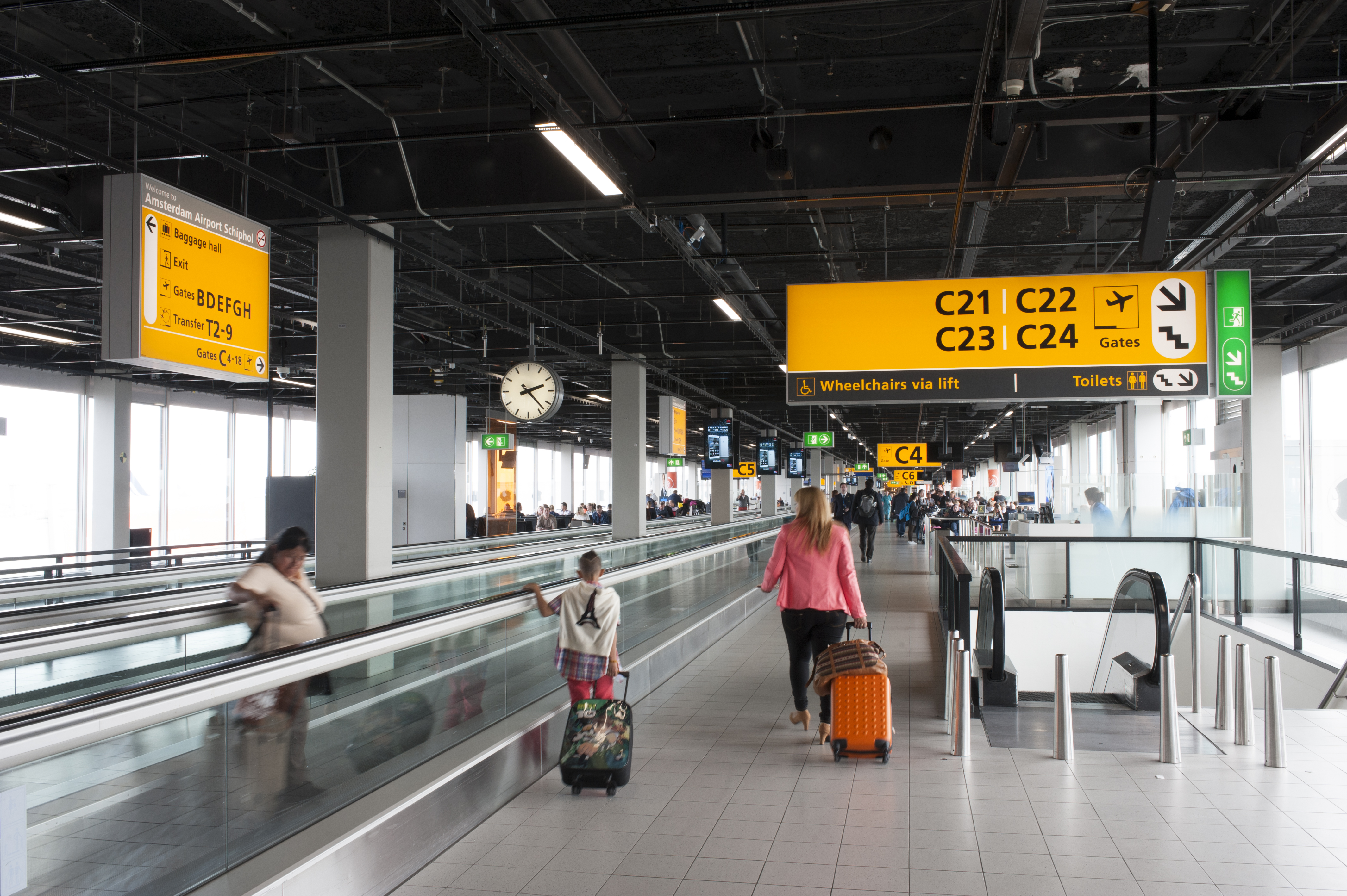 Wayfinding Amsterdam Airport Schiphol