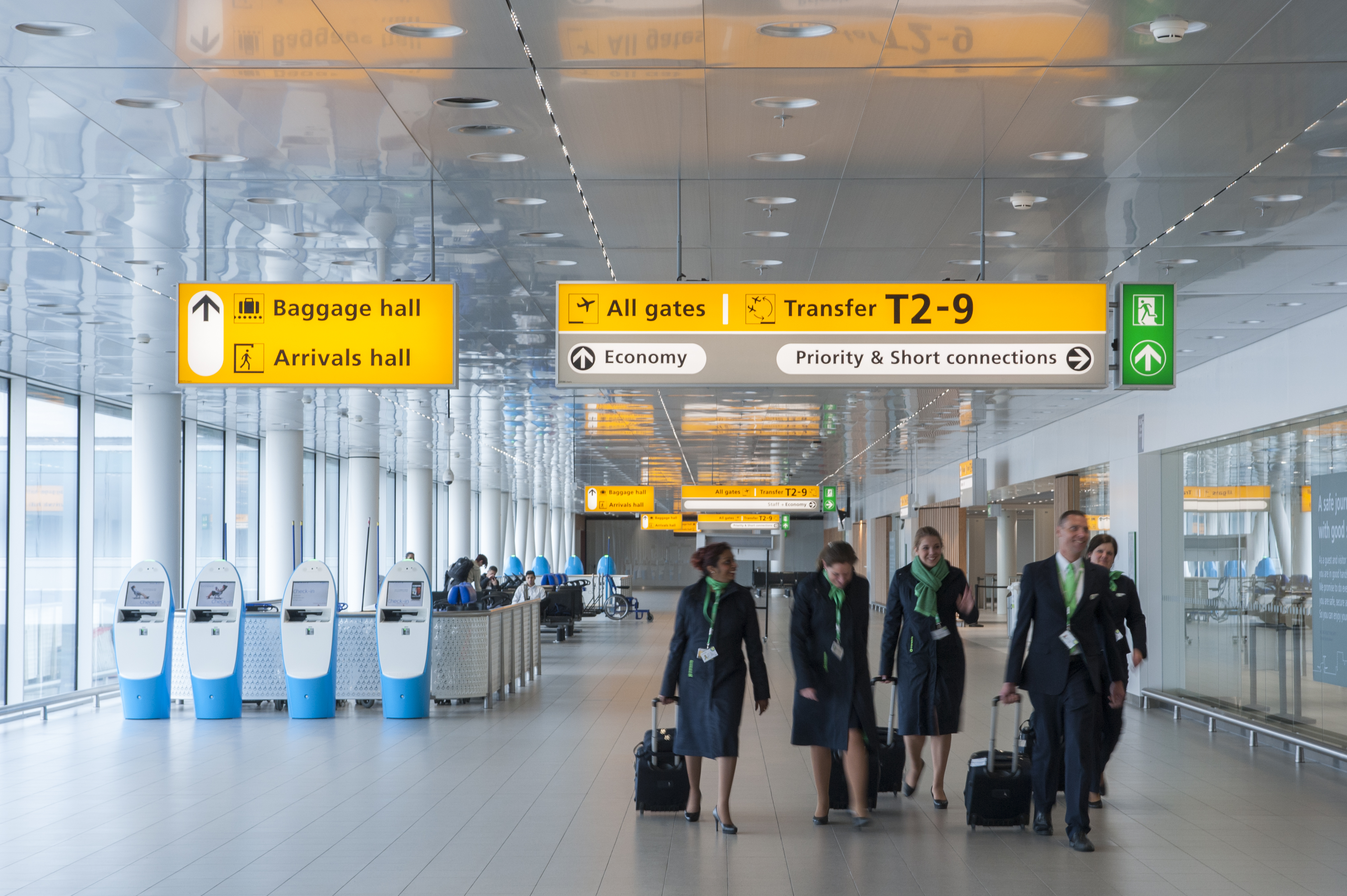 Wayfinding Amsterdam Airport Schiphol