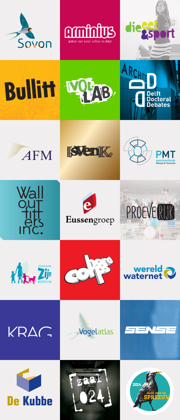 21 logo's door Thoas.nl